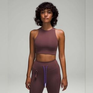 Lululemon Energy Longline Bra in Dark Oxide